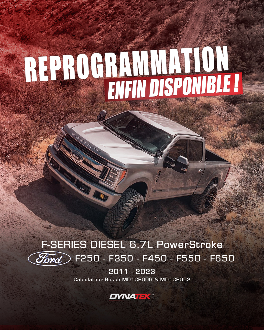Reprogrammation Ford F250, F350, F450 et F550 6.7 PowerStroke