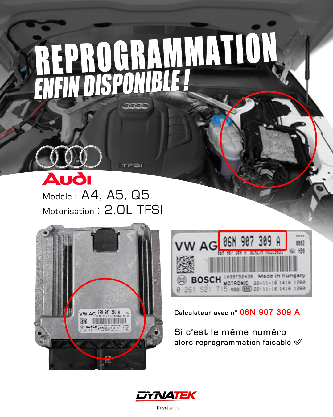 AUDI 2.0 TFSI (après 2021) - Enfin reprogrammable (sous conditions) - photo 2
