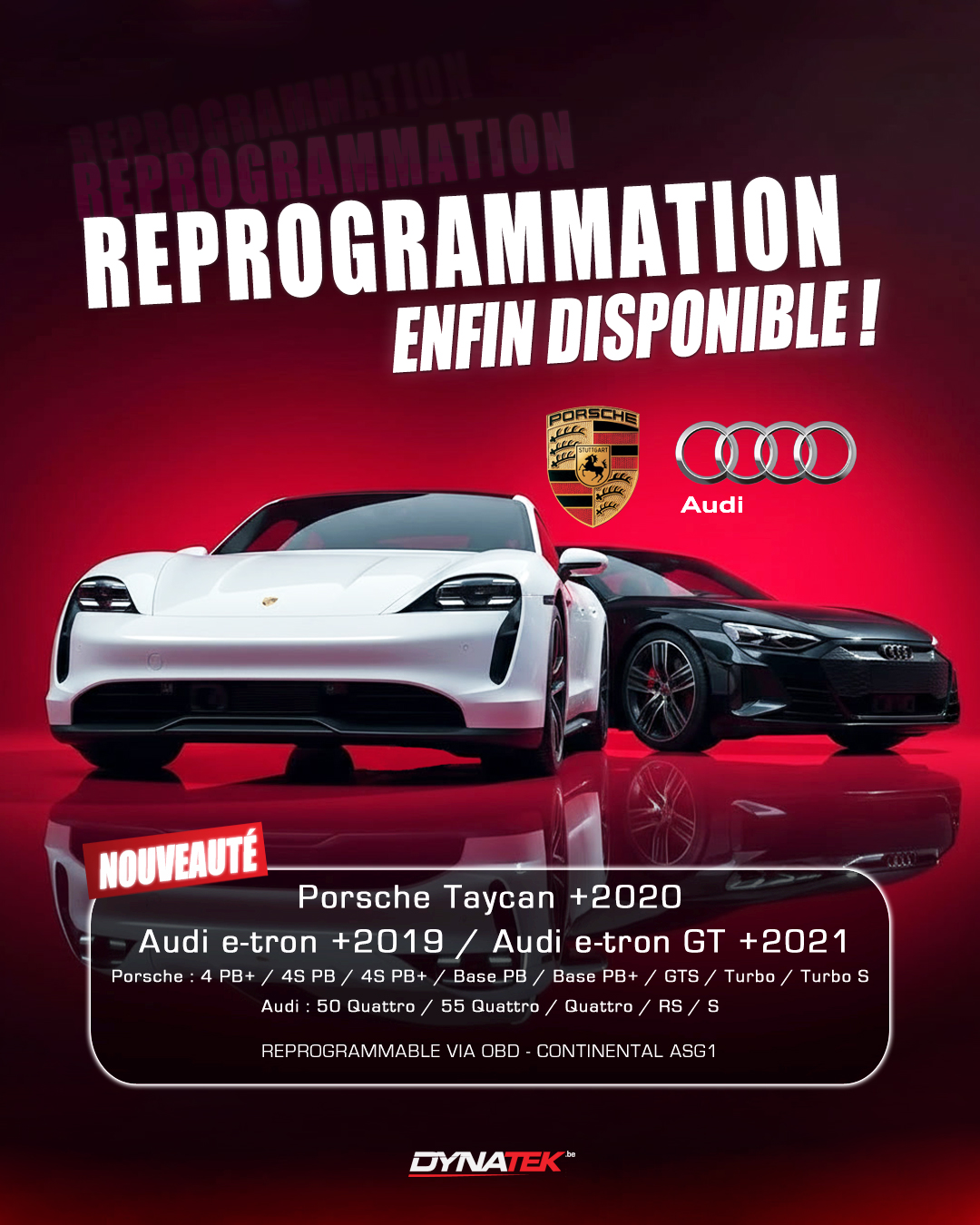 Les Porsche & Audi e-tron - ENFIN disponibles à la reprogrammation - photo 2